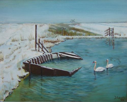 Noord-Holland - 2002 - olieverf schilderij